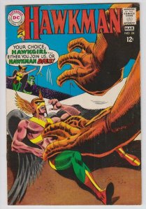 Hawkman #24 VF- WH