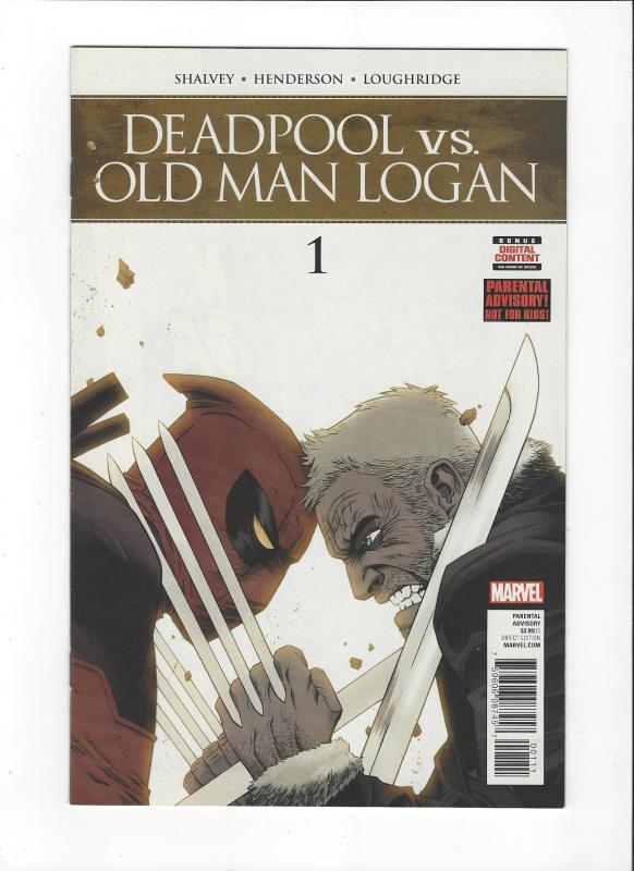 DEADPOOL VS OLD MAN LOGAN #1 MARVEL  COMICS NM