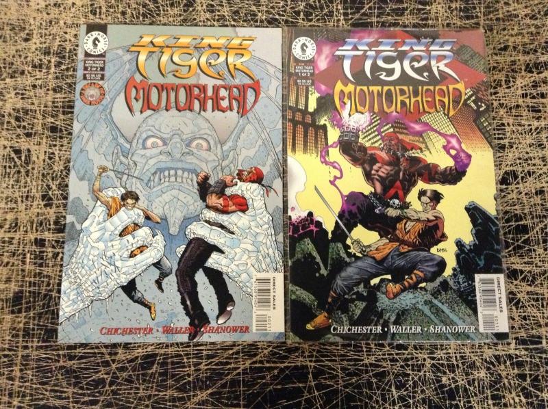 King Tiger Motorhead Dark Horse Comic Books Limited Series # 1 2 Modern Age X5