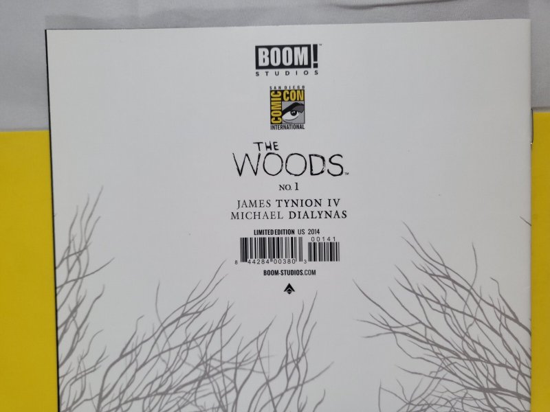 The Woods #1 San Diego Comic Con Exclusive 2014 Boom! Studios Optioned