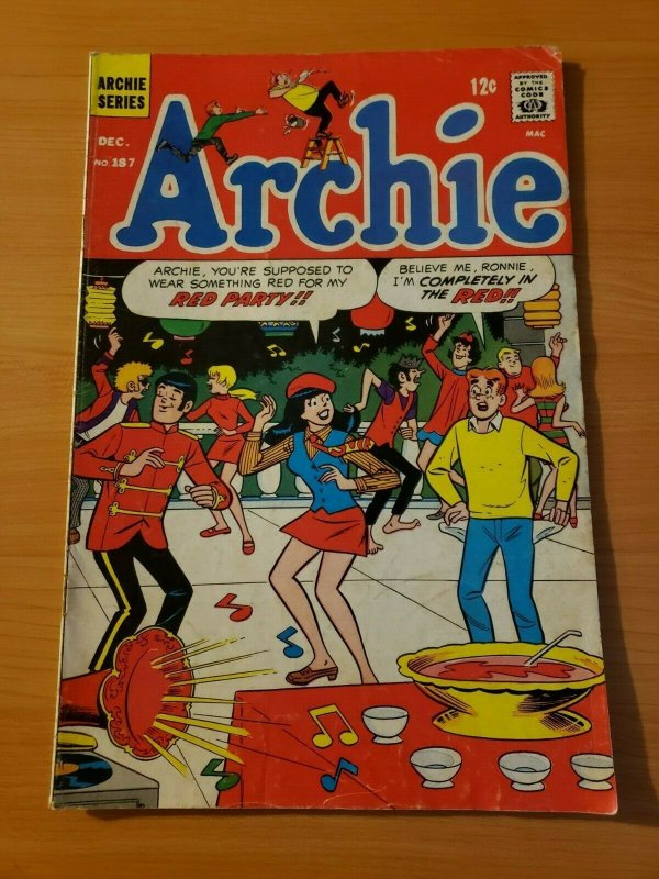 Archie #183 ~ VERY GOOD VG ~ (1968, Archie Comics)