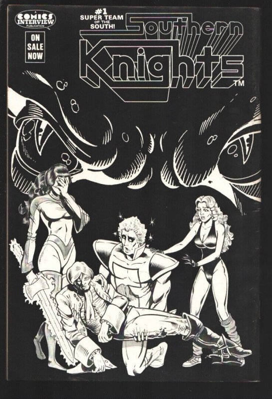 Comics Interview #28 1985-X-Factor-Jackson Guice-Southern Knights comics behi...