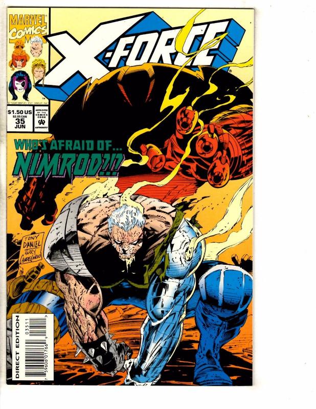 Lot Of 12 X-Force Marvel Comic Books # 31 32 33 34 35 36 37 39 40 41 42 43 J257