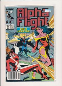 Giant Lot ALPHA FLIGHT of (80) #4-22, 24-82 Near Full run (1,2 Ann)(1984-89)VF+