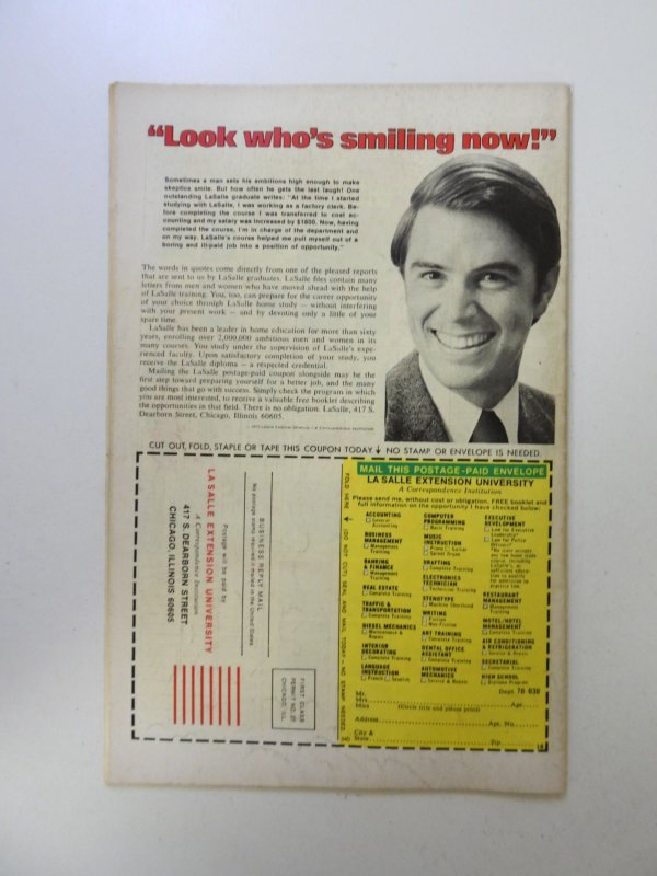 Iron Fist #1 (1975) FR/GD condition MVS missing