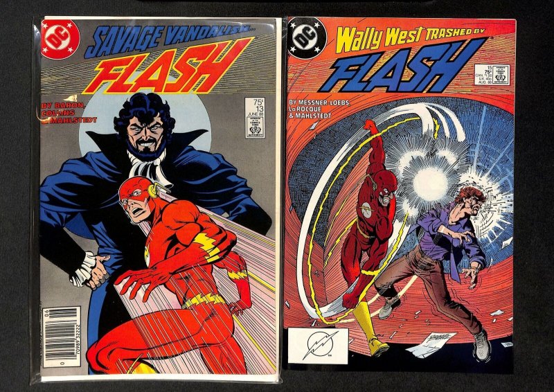 Lot of 20 Flash Comic Books (DC, 1987)