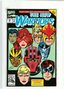New Warriors #25 NM- 9.2 Marvel Comics 1992 Darkhawk & Rage 