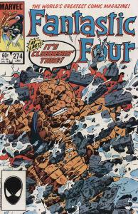 Fantastic Four (Vol. 1) #274 FN ; Marvel | January 1985 Clobberin' Time the Thin