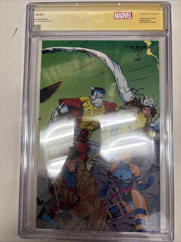 X-Men (1991) # 1 (CGC 9.8) Signed By Jim Lee * Chris Claremont * Scott Williams