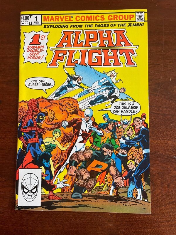 Alpha Flight # 1 NM Marvel Comic Book X-Men Wolverine Spider-Man Hulk Thor J999 