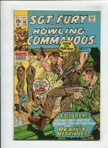 SGT FURY #84 (7.5) DEFEAT OF DUM-DUM DUGAN!! 1971