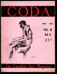 CODA 5/1961-The Canadian Jazz Magazine-Limited print run-Rare-FN 