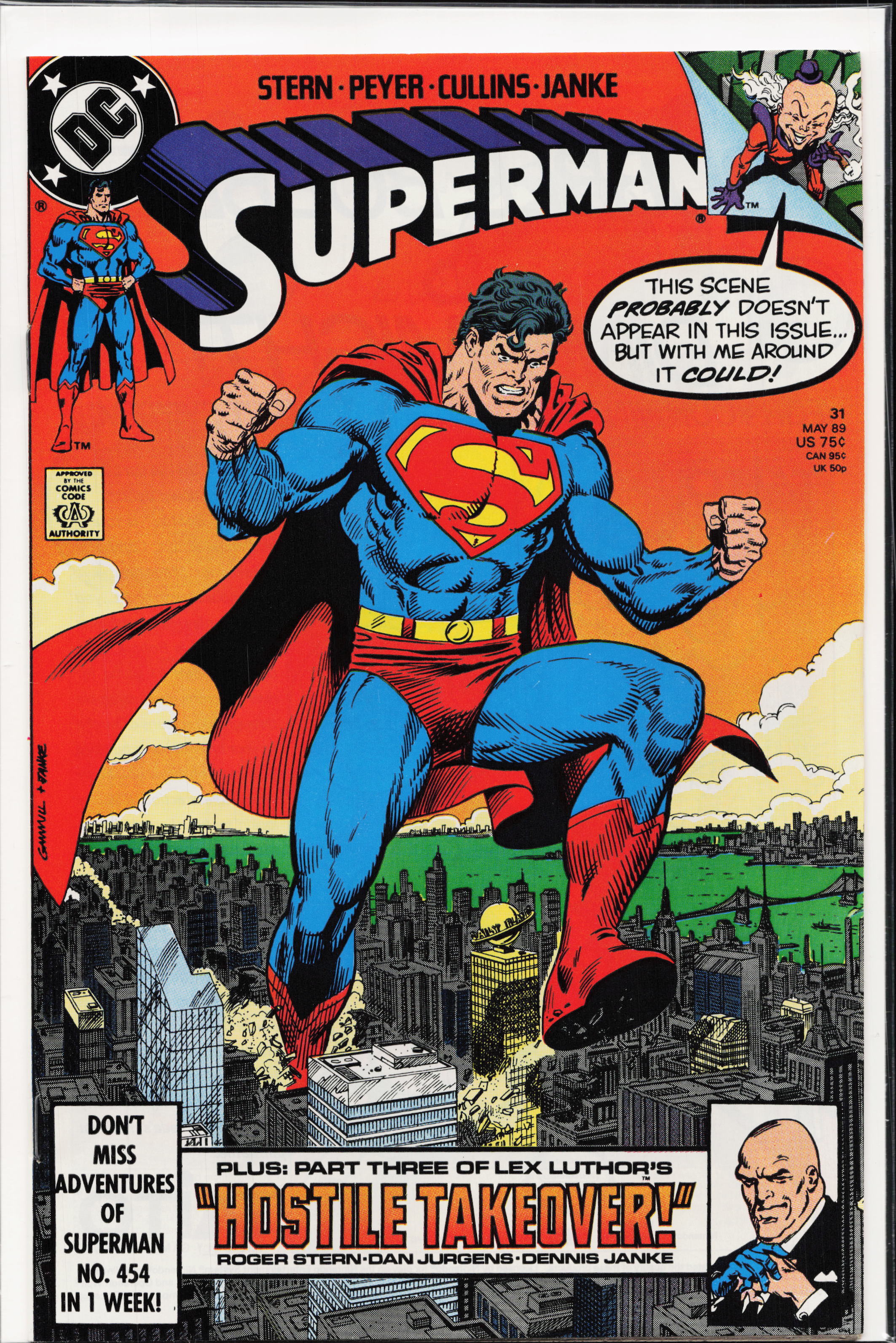Superman 31 (1989) Superman Comic Books Copper Age, DC Comics