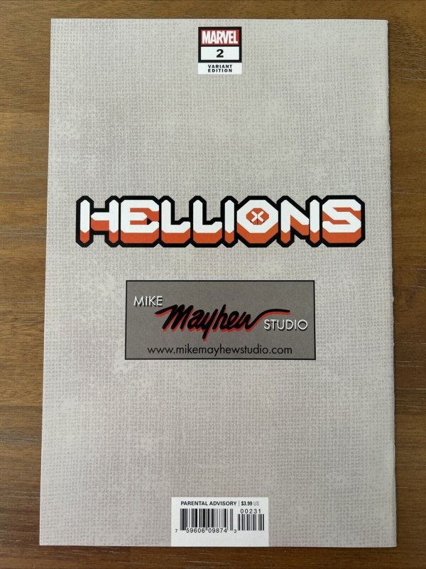 HELLIONS #2 Mike Mayhew Studio Variant Cover A Trade Dress Raw