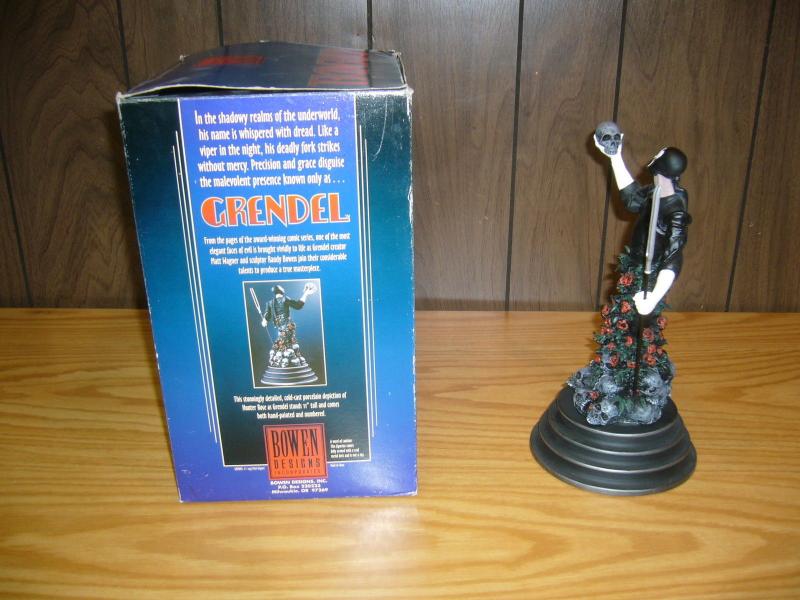 Matt Wagner's Grendel CIB porcelain statue RANDY BOWEN 1st edition in box rare