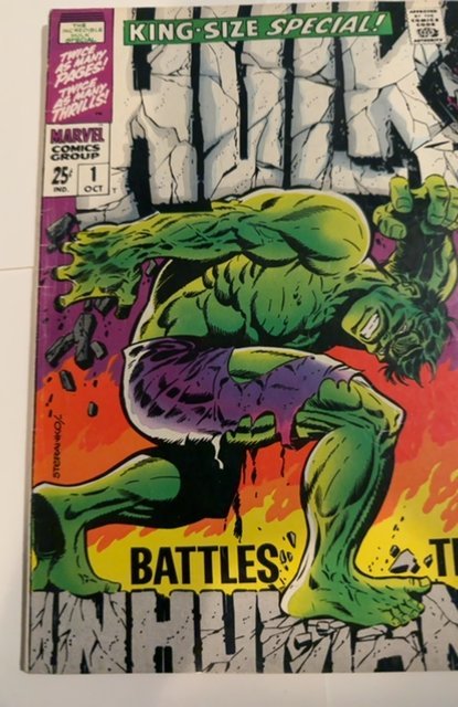 The Incredible Hulk Annual #1 (1968)Battles the inhumans