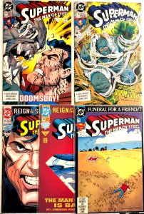 *Superman: Man Of Steel (1991) 18(2nd), 19, 21-22, 25 - 5 high grade books