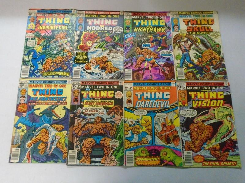 Marvel Two in One 48 different from #5-59 avg 4.0 VG (1974-80) incl #52 key!