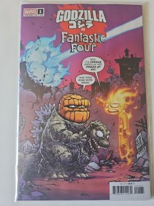 Godzilla vs Fantastic Four #1 Young Cvr Marvel 2025