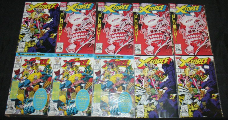 X-FORCE COMIC LOT 72PC (VF-NM) + VARIANT #1