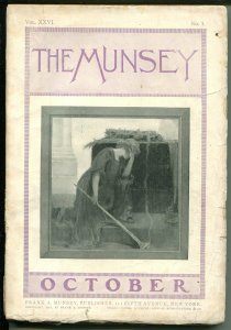 Munsey 10/1901-early pulp title-over 100 years old-buccanners piracy-VG