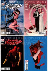 (2010) Amazing Spider-Man #638-641 ONE MOMENT IN TIME Complete Set!