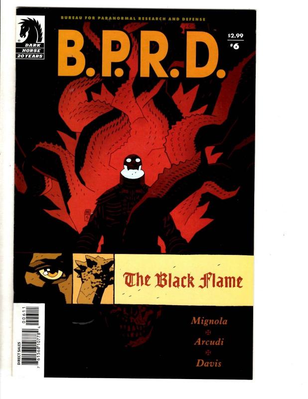 10 Dark Horse Comics BPRD # 1 2 3 4 5 6 Black Flame + Aeon Flux # 1 2 3 4  JC11