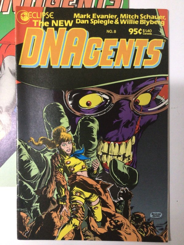 DNAgents #4 & 10 The New DNAgents #3, 5, 6, 8 Lot of 6 Eclipse Comics (‘83-‘86)