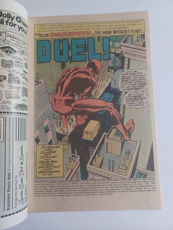 Daredevil #146 - Bullseye - 1977- (-NM)