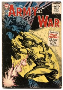 Our Army at War #46 1956- Joe Kubert DC Silver Age War VG