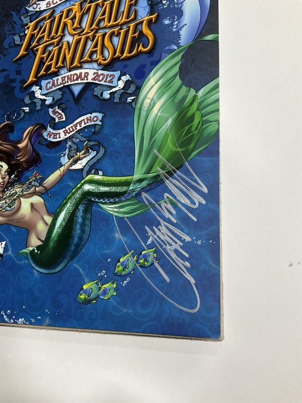 J. Scott Campbell Fairytale Fantasies Calendar 2012 Signed J Scott