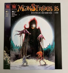 Monstrous Heartbreak And Blood Loss #1-3 Set Source Point Press 2021 8.5+ 