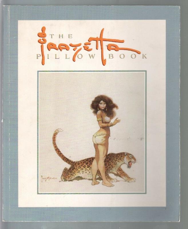 Frank Frazetta Pillow Book-1994-Frazetta color art-2nd printing-VG