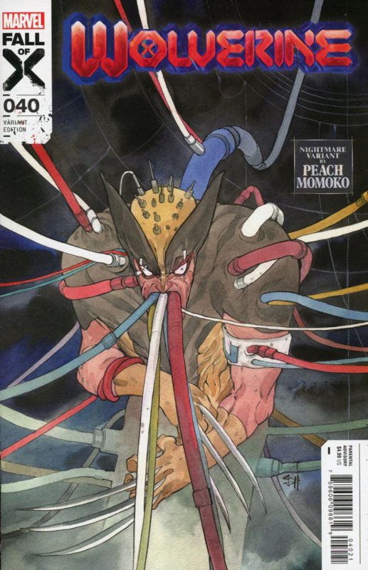 Wolverine #40 Peach Momoko Nightmare Variant comic book