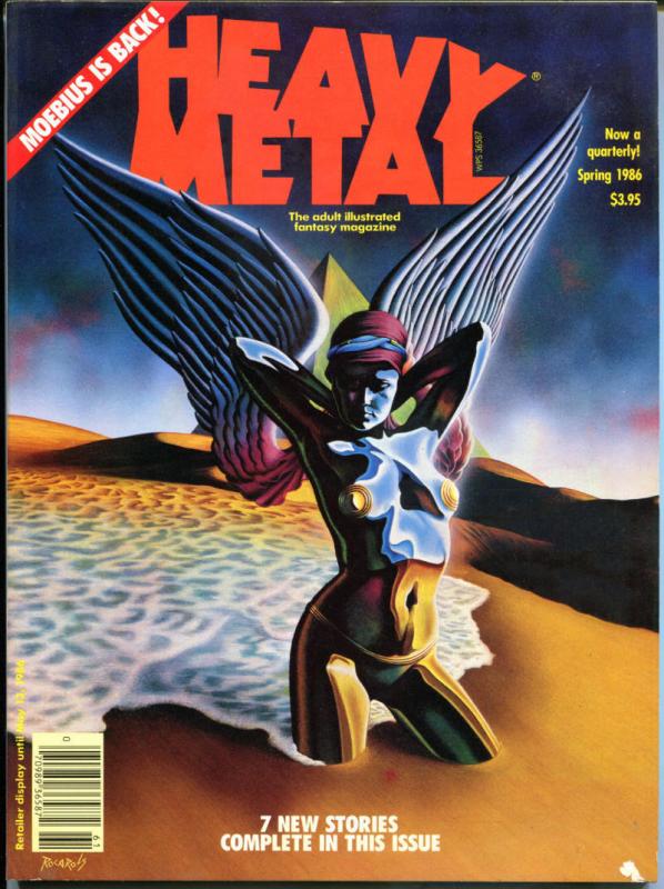 HEAVY METAL Spring Summer Fall Winter 1986, Bilal, Serpieri, Sire, all 4 issues