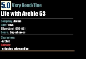 Life with Archie 53 (1966) VG/FN Silver Age Archie comic