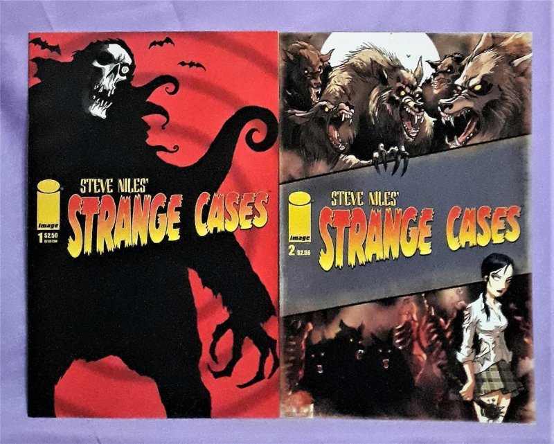 STRANGE CASES #1 - 2 Steve Niles Dan Wickine David Hartman (Image 2007)