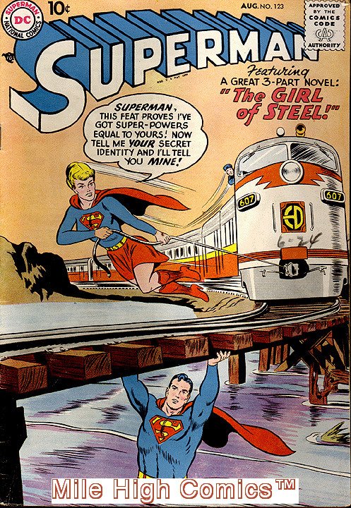 SUPERMAN  (1939 Series)  (DC) #123 Fair Comics Book