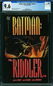 Batman: Run, Riddler, Run #1 (1992) CGC 9.6 NM+
