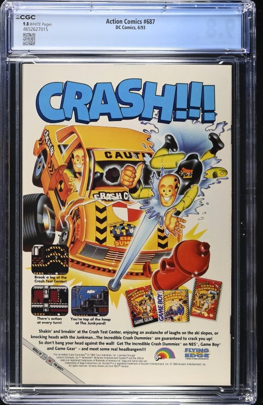 Action Comics #687 (6/93) Graded CGC 9.8