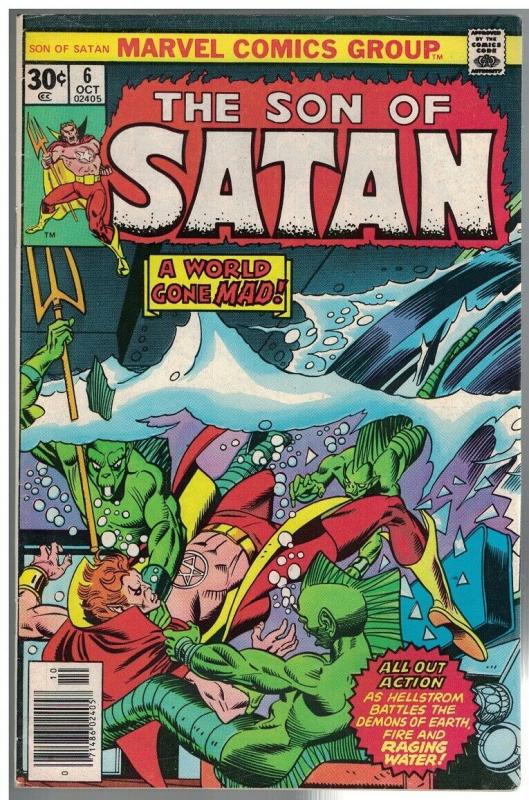 SON OF SATAN 6 VG-F Oct. 1976