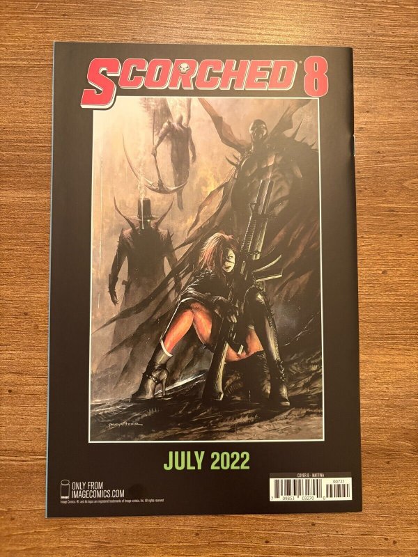 The Scorched # 7 NM 1st Print Variant Cover Image Comic Book Spawn 6 J280