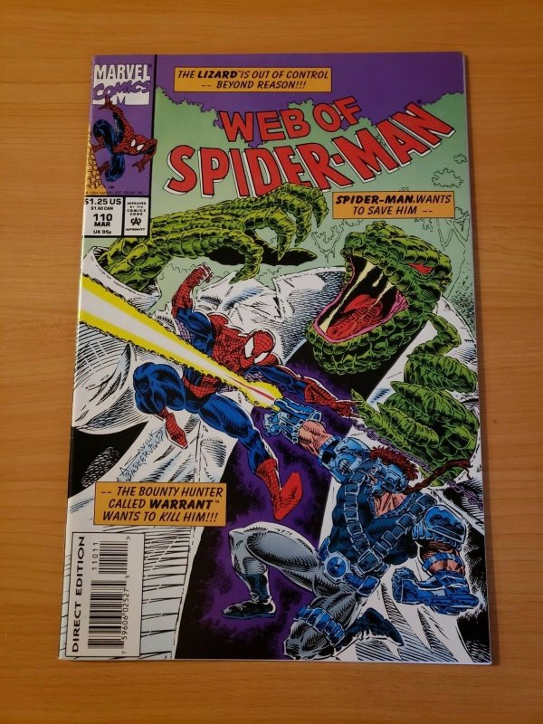 Web of Spider-Man #110 ~ NEAR MINT NM ~ (1994 Marvel Comics) 