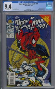 MARC SPECTOR MOON KNIGHT #57 CGC 9.4 SPIDER-MAN 