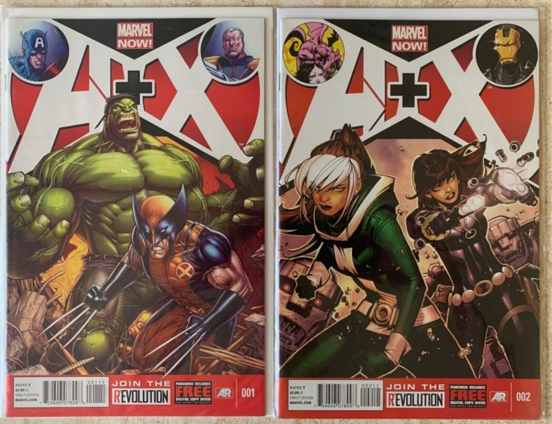 A+X 1-18+ VARIANT OF #2 | 2 TEAM-UPS IN EACH ISSUE | 2012-14 | COMPLETE SERIES