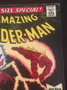 THE AMAZING SPIDER-MAN King-Size Special #4 VG Condition