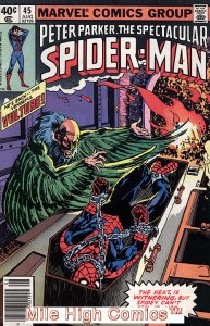 PETER PARKER (1976 Series)  (SPECTACULAR SPIDER-MAN) #45 NEWSSTAND Fair