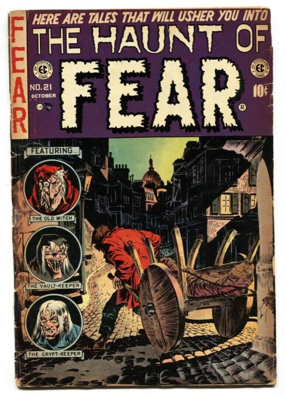 Haunt of Fear #21 1953  EC horror comic- Ingles- Jack Davis G