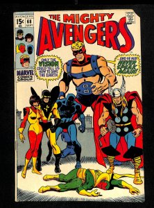 Avengers #68 GD+ 2.5 Qualified See Description