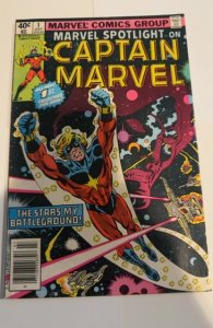 Marvel Spotlight #1 (1979) Captain Marvel The stars my Battleground
